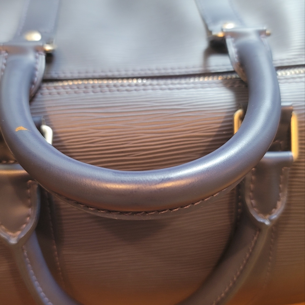 Louis Vuitton Navy Blue Epi Leather Keepall Travel Carry Duffle Luggage … - Picture 7 of 17
